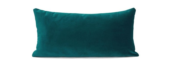 Набор из двух подушек сине-зеленого цвета