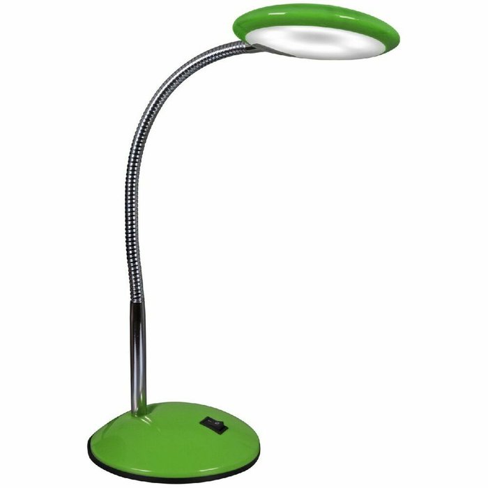 Настольная лампа 02715-0.7-01 GN (пластик, цвет зеленый)