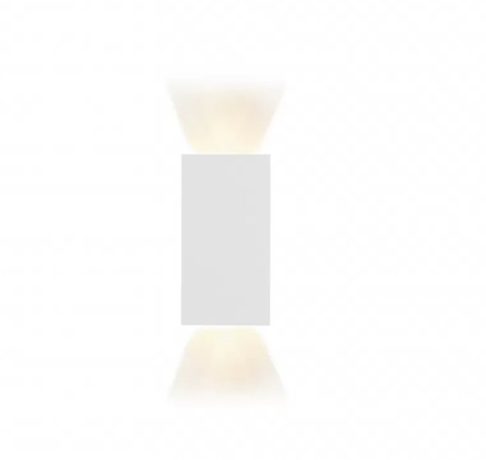 Настенный светильник Double белого цвета - купить Бра и настенные светильники по цене 6290.0