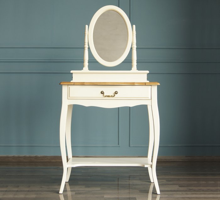Туалетный столик "Leontina" с зеркалом - лучшие Туалетные столики в INMYROOM