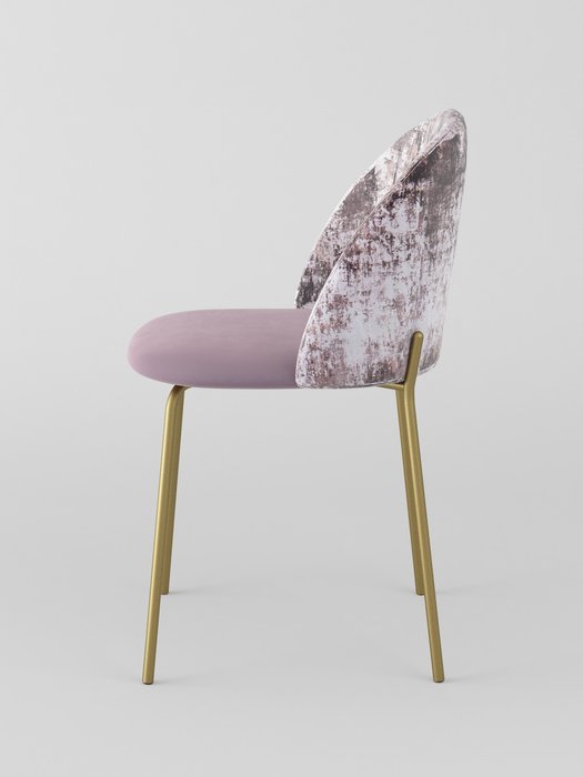 Стул Монти пепельно-розового цвета - лучшие Обеденные стулья в INMYROOM