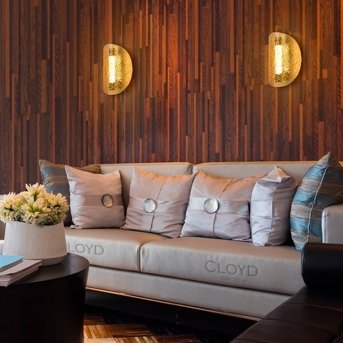 Бра Cloyd CARUDO W1 / золото - янтарн. стекло - купить Бра и настенные светильники по цене 30555 Бра Cloyd CARUDO W1 / золото - янтарн. стекло - купить Бра и настенные светильники по цене 30555