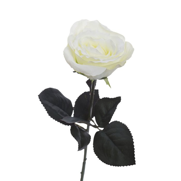 Искусственный цветок  Роза белая  