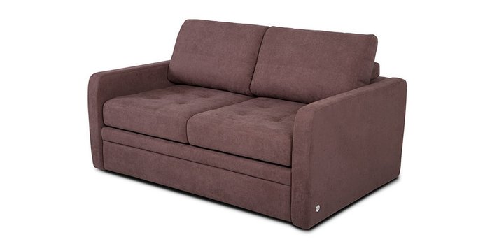 Прямой диван-кровать Бруно коричневого цвета  - купить Прямые диваны по цене 72048.0