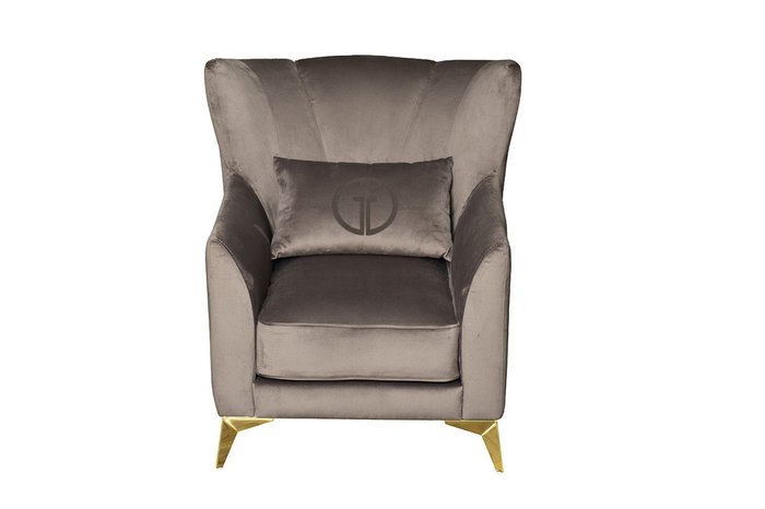 Кресло Siena серо-коричневого цвета