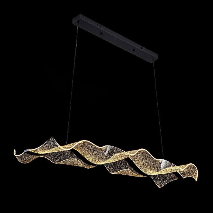 Подвесная люстра MS.8046.1000 BK (акрил, цвет прозрачный) - купить Подвесные люстры по цене 25000