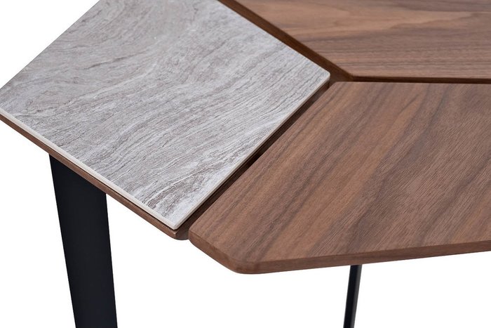 Кофейный стол с металлическим основанием  - купить Кофейные столики по цене 28200.0