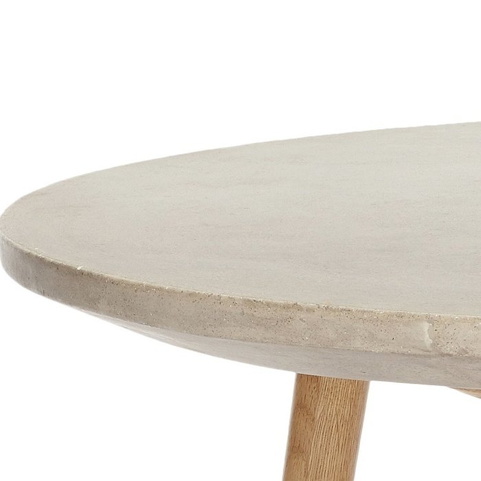 Стол круглы со столешницей из бетона - купить Журнальные столики по цене 72800.0