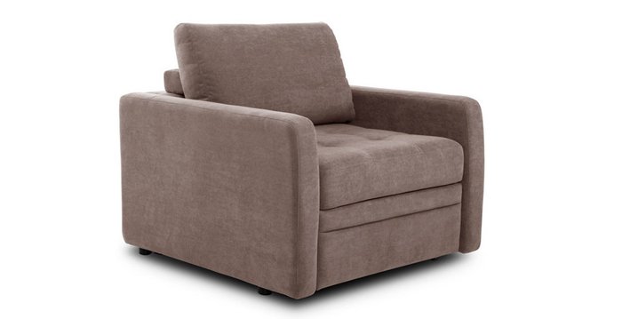 Кресло-кровать выкатное Бруно коричневого цвета - купить Интерьерные кресла по цене 59112.0