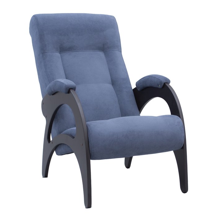 Кресло для отдыха Модель 41 без лозы с обивкой VeronaDenimBlue