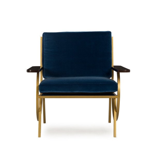 Кресло B Chair синего цвета - купить Интерьерные кресла по цене 115620.0