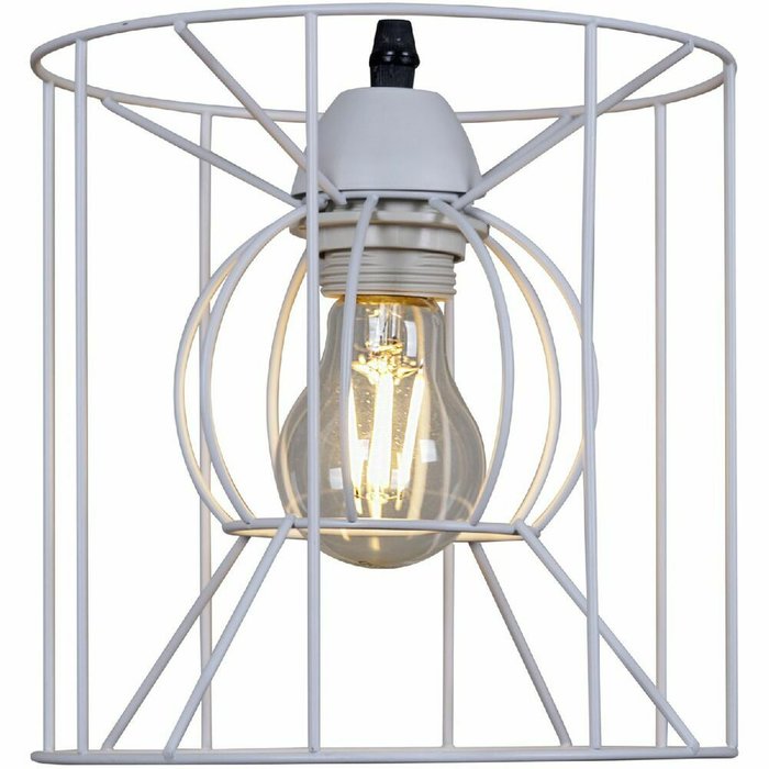 Подвесной светильник 70114-3.4-01 WH+BK (металл, цвет белый) - лучшие Подвесные светильники в INMYROOM
