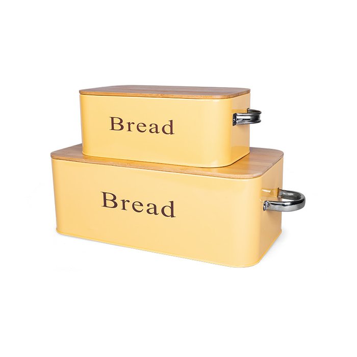 Набор из двух хлебниц Bread желтого цвета