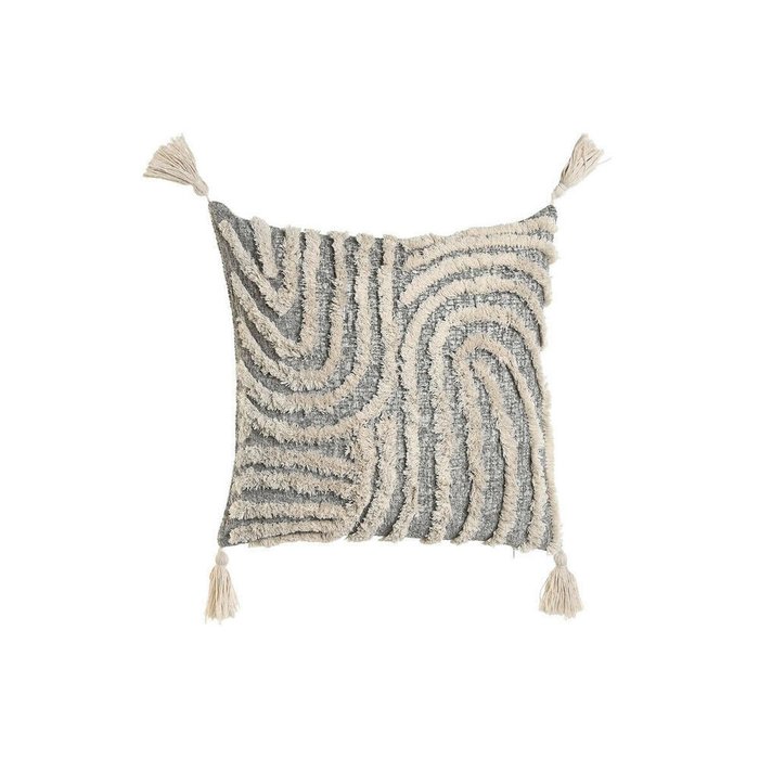 Подушка Boho 45х45 серого цвета