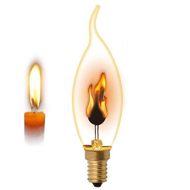Ретро-лампа IL-N-C35-3/RED-FLAME/E14/CL - лучшие Лампочки в INMYROOM Ретро-лампа IL-N-C35-3/RED-FLAME/E14/CL - лучшие Лампочки в INMYROOM