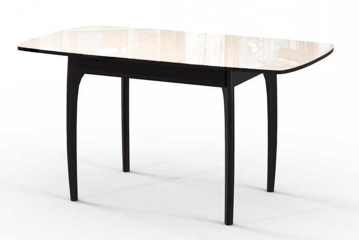 Раздвижной обеденный стол DikLine M15 бежевого цвета - купить Обеденные столы по цене 20990