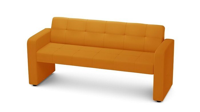 Кухонный диван Бариста 130 оранжевого цвета