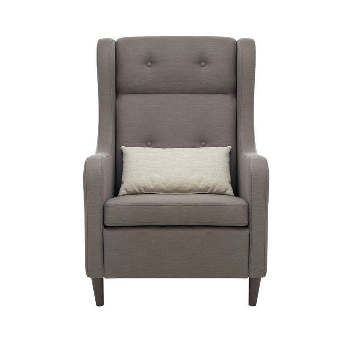 Кресло Галант серого цвета - купить Интерьерные кресла по цене 24470.0