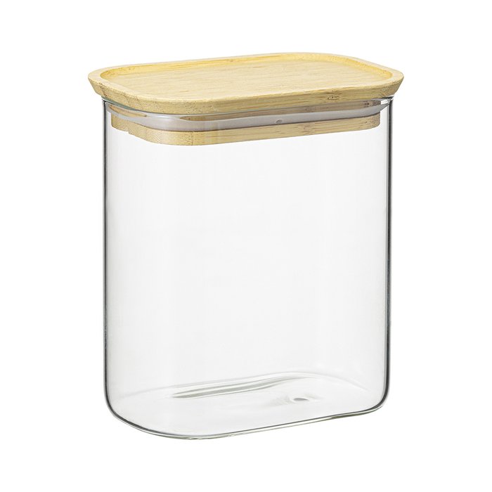 Банка для хранения Glass Bamboo 950 мл