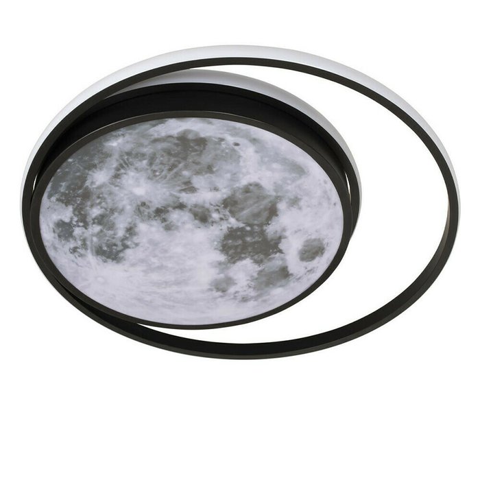 Светильник потолочный Luna черного цвета - лучшие Потолочные светильники в INMYROOM