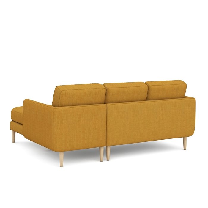 Угловой диван Jimi желтого цвета - лучшие Угловые диваны в INMYROOM