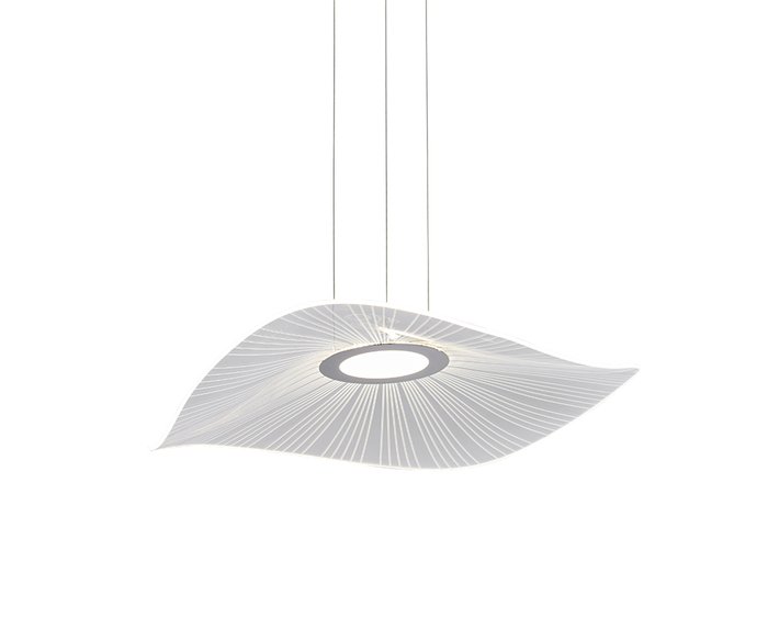 Подвесной светодиодный светильник Жасмин бело-серого цвета - купить Подвесные светильники по цене 12900.0