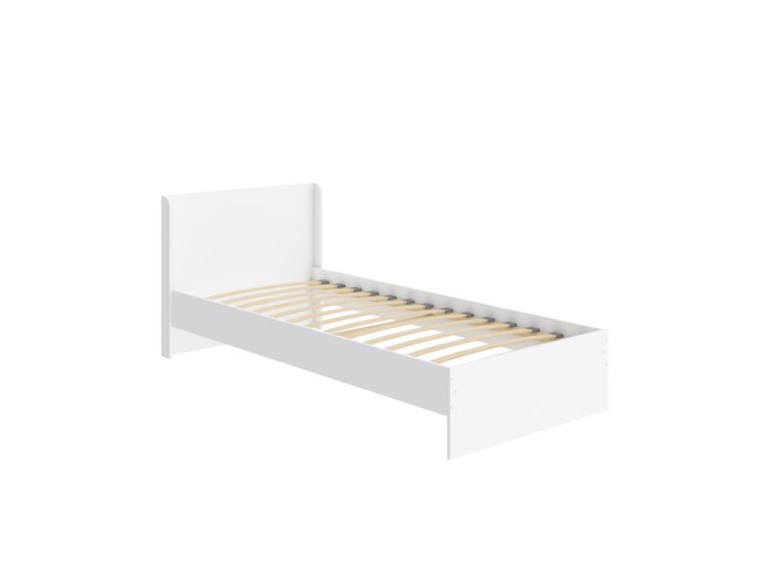 Кровать Practica 90х200 белого цвета - купить Кровати для спальни по цене 10630.0