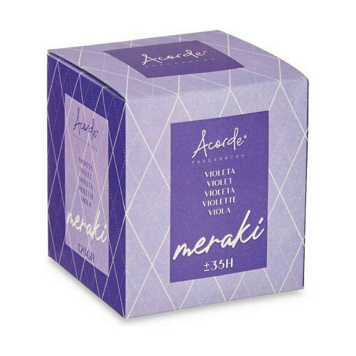 Ароматизированная свеча Acorde 86487 Фиолетовый 120 g (12 штук) - лучшие Свечи в INMYROOM