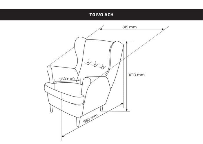 Кресло для отдыха Тойво желтого цвета - лучшие Интерьерные кресла в INMYROOM