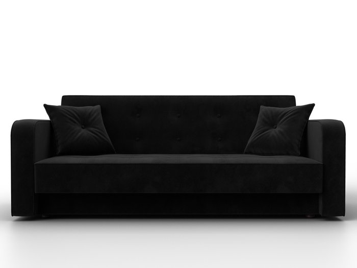 Диван-кровать Тур черного цвета - купить Прямые диваны по цене 49990 Диван-кровать Тур черного цвета - купить Прямые диваны по цене 49990