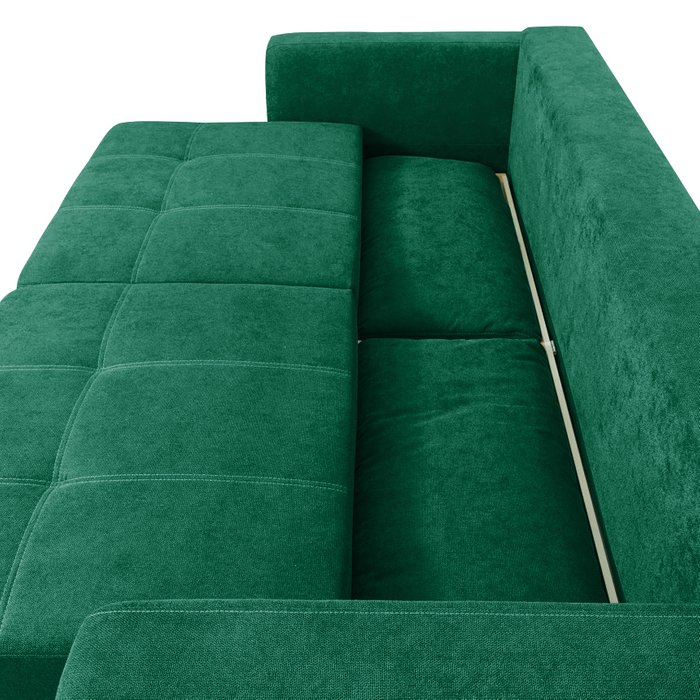 Диван-кровать Бербери Лайт 150х200 темно-зеленого цвета - лучшие Прямые диваны в INMYROOM