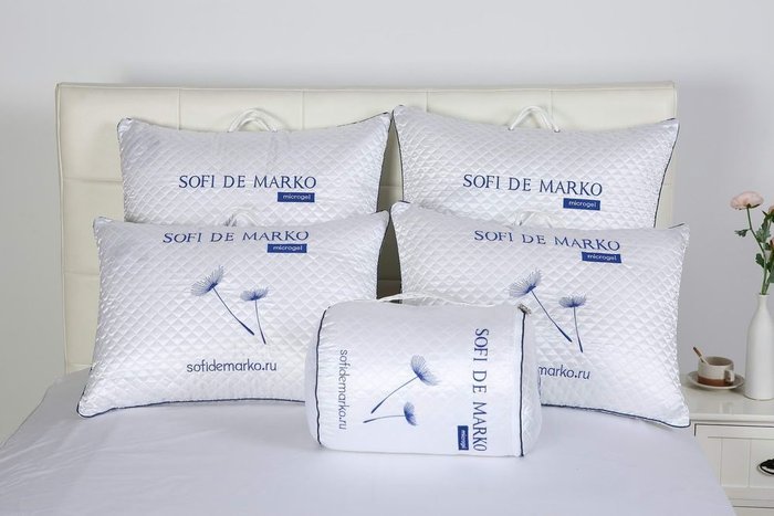 Одеяло Microgel 195х215 белого цвета - лучшие Одеяла в INMYROOM