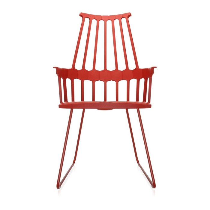 Кресло Comback красного цвета - купить Обеденные стулья по цене 68039.0