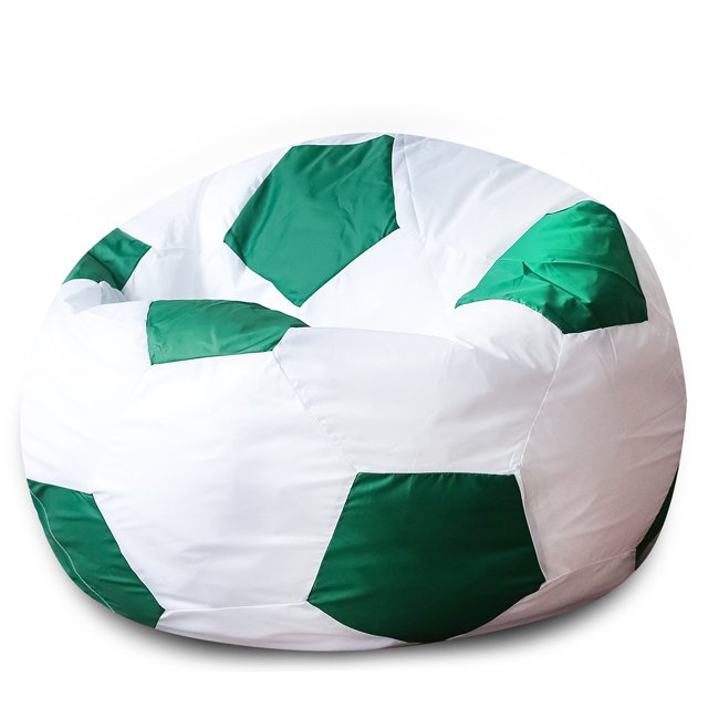 Кресло Мяч зелено-белого цвета