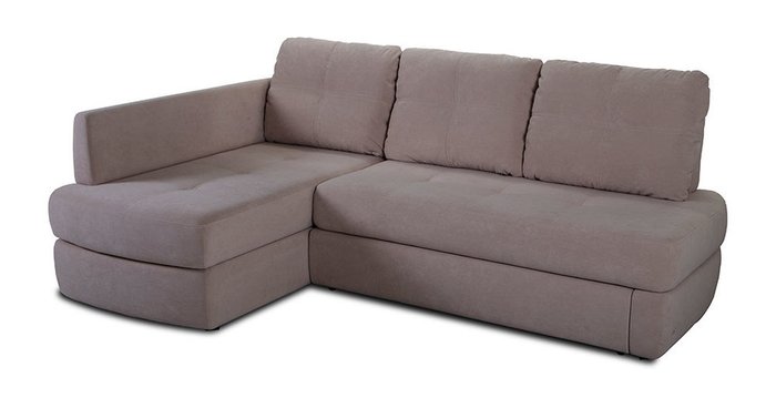 Угловой диван-кровать Арно коричневого цвета - купить Угловые диваны по цене 87486.0