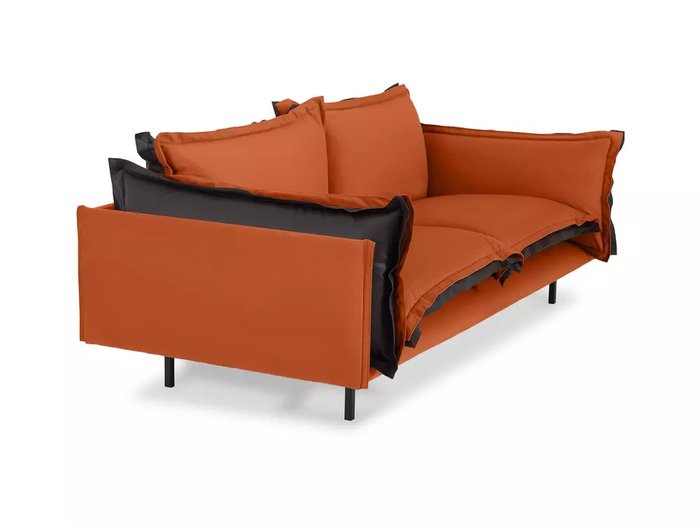 Диван Barcelona коричневого цвета - купить Прямые диваны по цене 106650.0