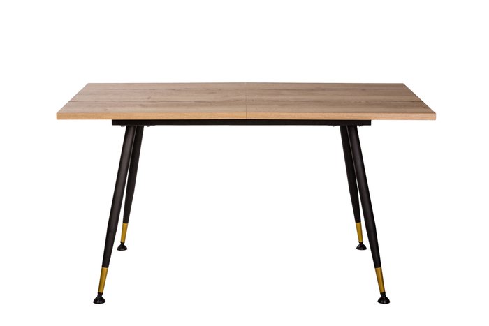 Стол обеденный раздвижной Месси черно-коричневого цвета - купить Обеденные столы по цене 22360.0