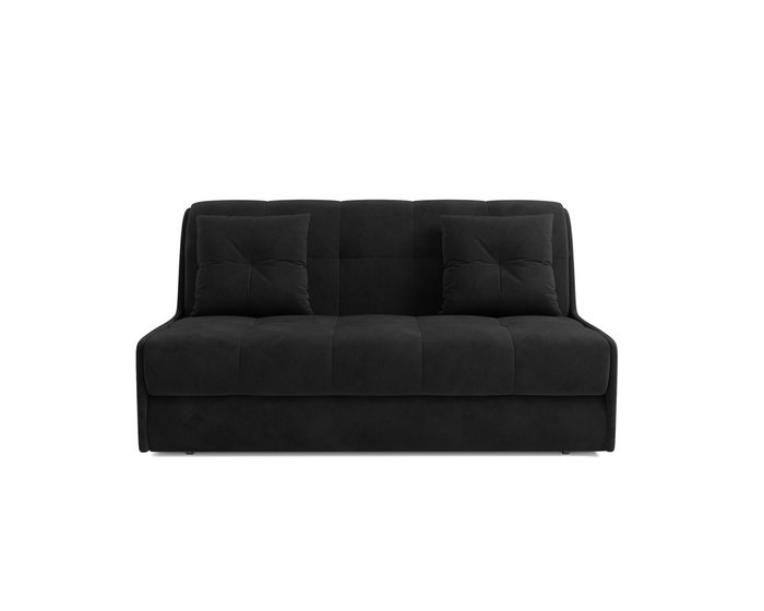Диван-кровать Барон 2 черного цвета - купить Прямые диваны по цене 32890.0