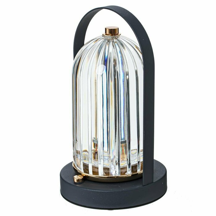 Настольная лампа черного цвета - купить Настольные лампы по цене 4045.0