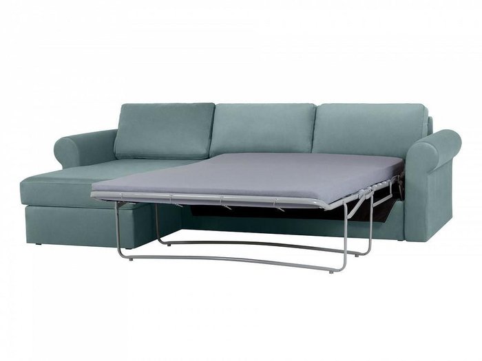 Угловой диван-кровать Peterhof бирюзового цвета  - лучшие Угловые диваны в INMYROOM