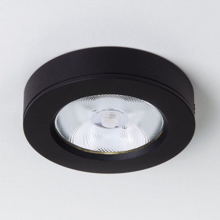 Накладной потолочный светодиодный светильник Чёрный DLS030 Ramp - лучшие Потолочные светильники в INMYROOM