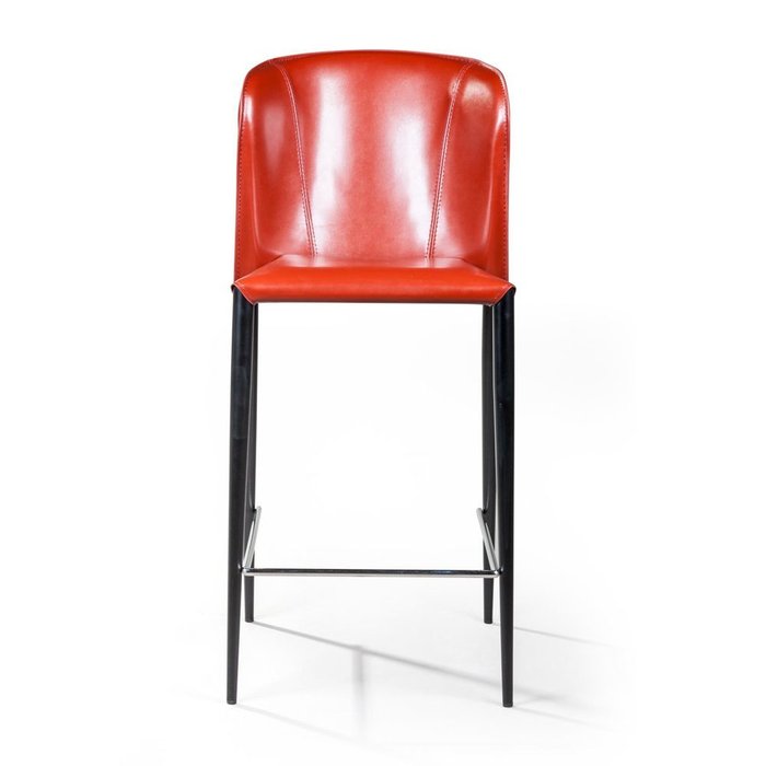 Полубарный стул Albert красного цвета - купить Барные стулья по цене 26900.0