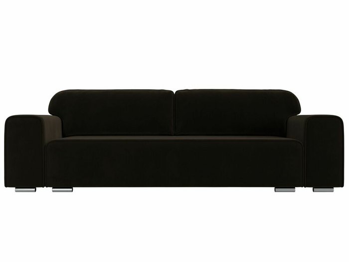 Диван-кровать Лига 029 темно-коричневого цвета - купить Прямые диваны по цене 51999.0