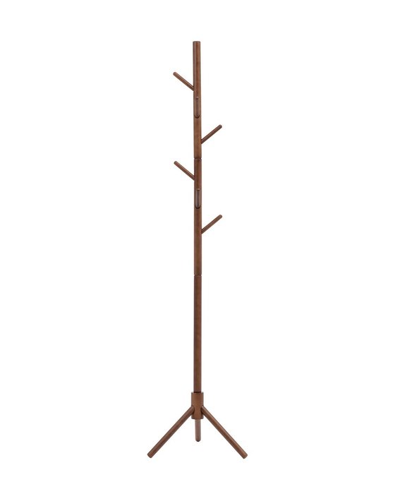 Вешалка напольная Hook цвета темное дерево