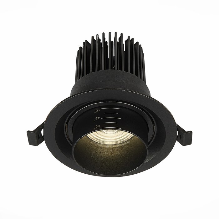 Встраиваемый светильник Zoom черного цвета - купить Встраиваемые споты по цене 2850.0