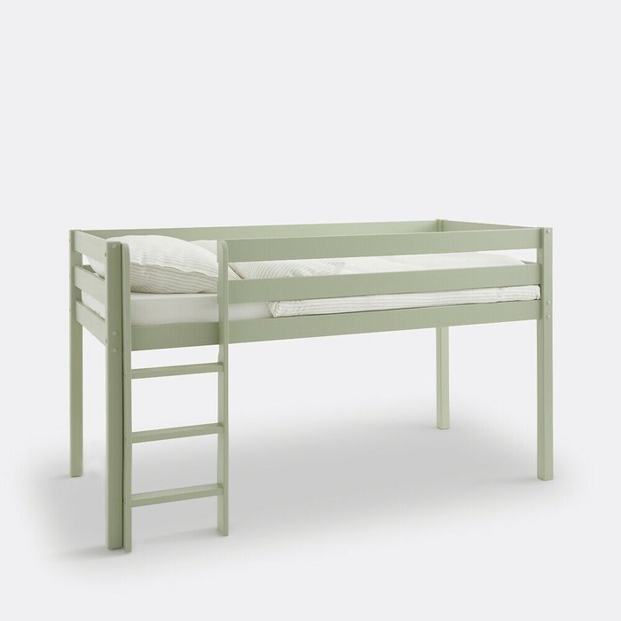 Кровать-чердак Mirka 90x190 зеленого цвета Кровать-чердак Mirka 90x190 зеленого цвета