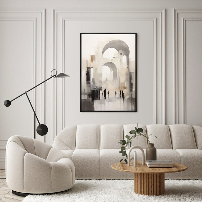 Репродукция картины Graceful arches, No 1, 2024г. - лучшие Картины в INMYROOM
