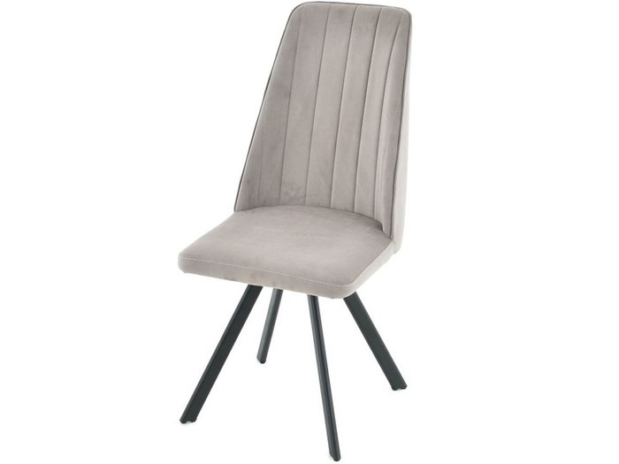 Стул Silvio светло-серого цвета - купить Обеденные стулья по цене 8700.0