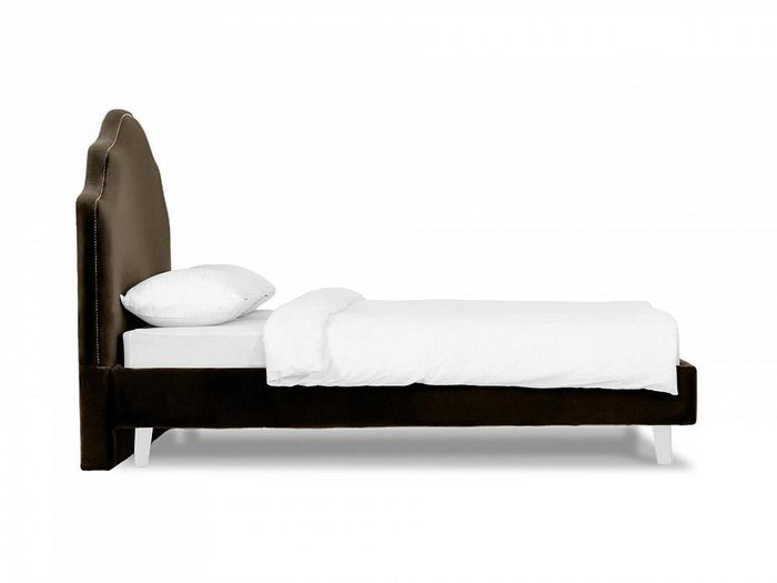 Кровать Queen Victoria темно-коричневого цвета 160х200 - лучшие Кровати для спальни в INMYROOM