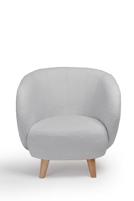 Кресло Мод светло-серого цвета - купить Интерьерные кресла по цене 22120.0